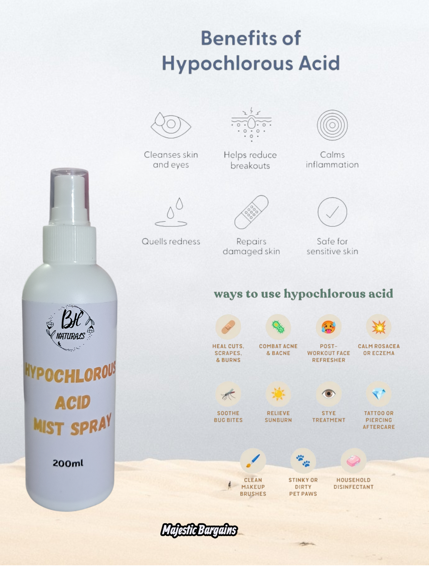 HYPOCHLOROUS ACID MIST SPRAY 200ML