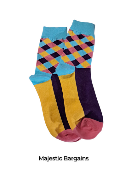 MEN'S SOCKS ("CHECK" DESIGN)