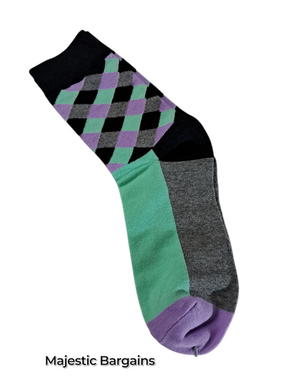 MEN'S SOCKS ("CHECK" DESIGN)