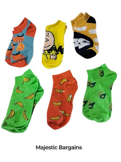 PRINTED ANKLE SOCKS