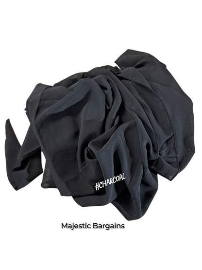 CHIFFON TIEBACK SCARF