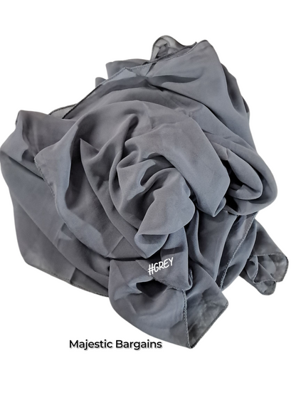 CHIFFON TIEBACK SCARF