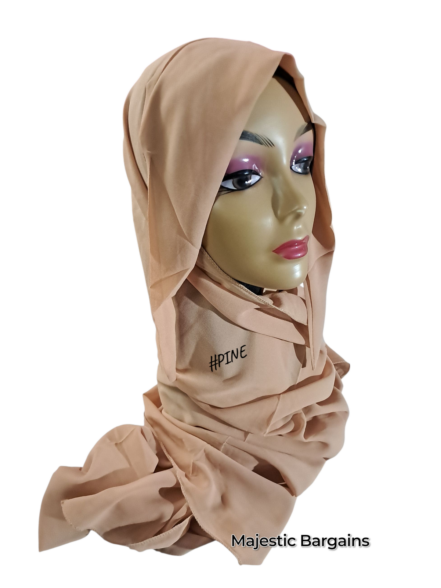 CHIFFON TIEBACK SCARF