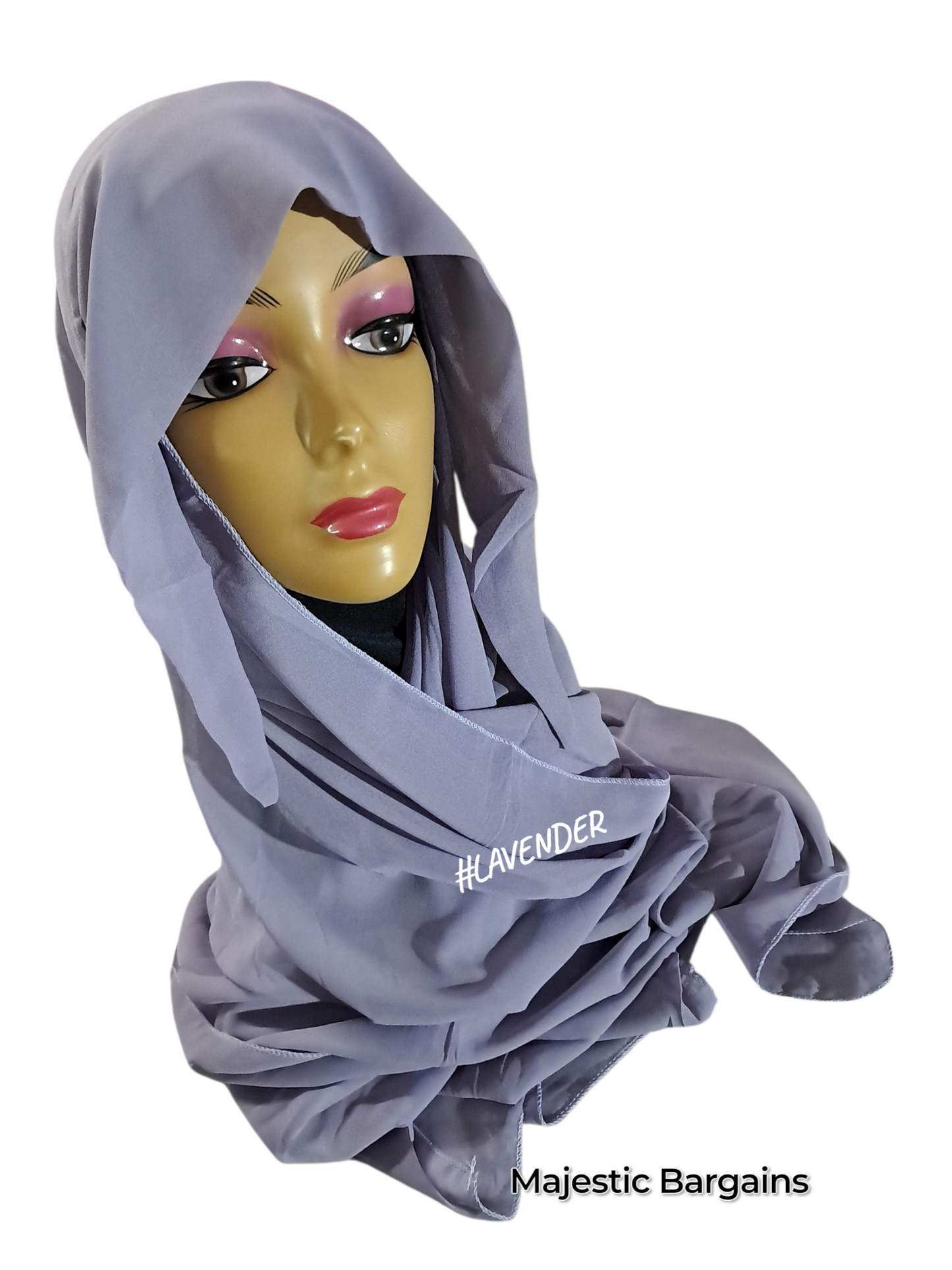 CHIFFON TIEBACK SCARF