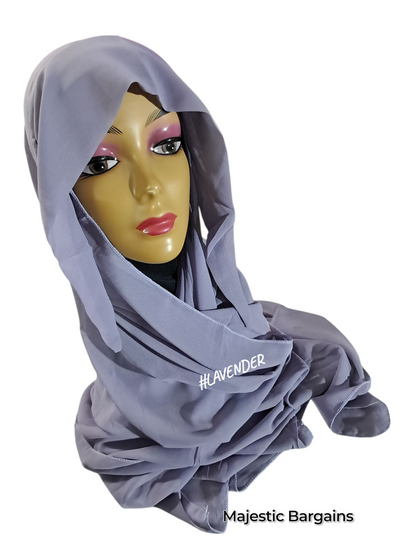 CHIFFON TIEBACK SCARF