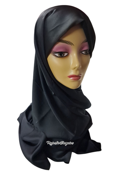 VISCOSE SATIN LONG SCARF