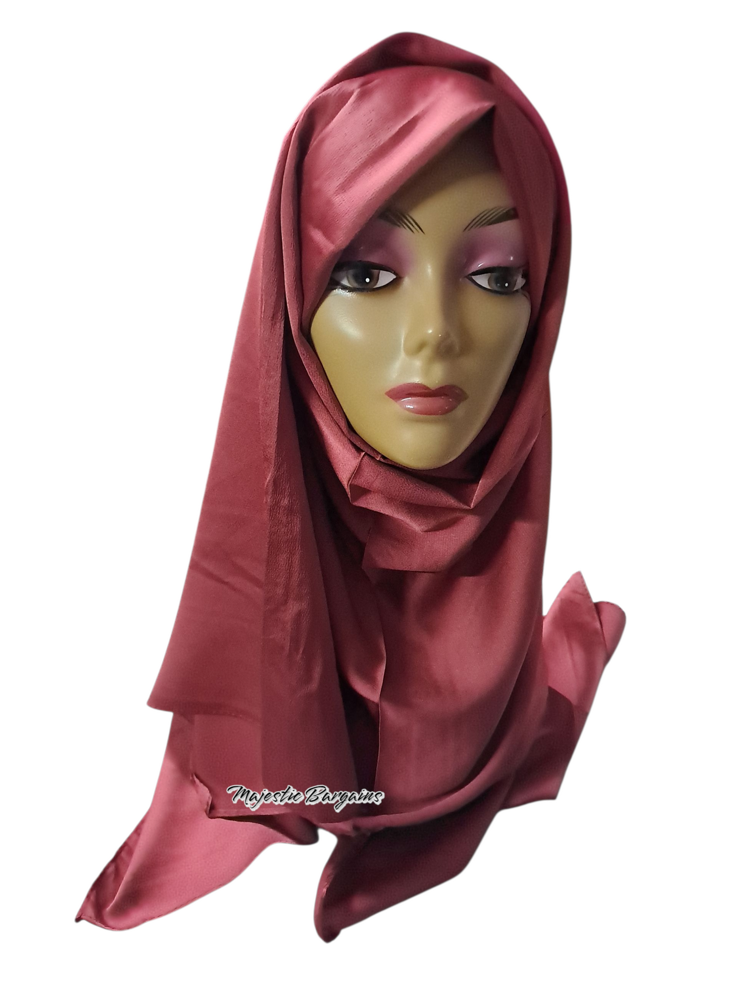 VISCOSE SATIN LONG SCARF