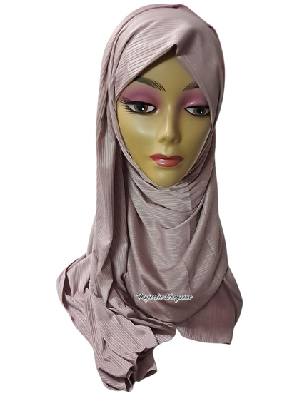 RIBBED JERSEY LONG SCARF