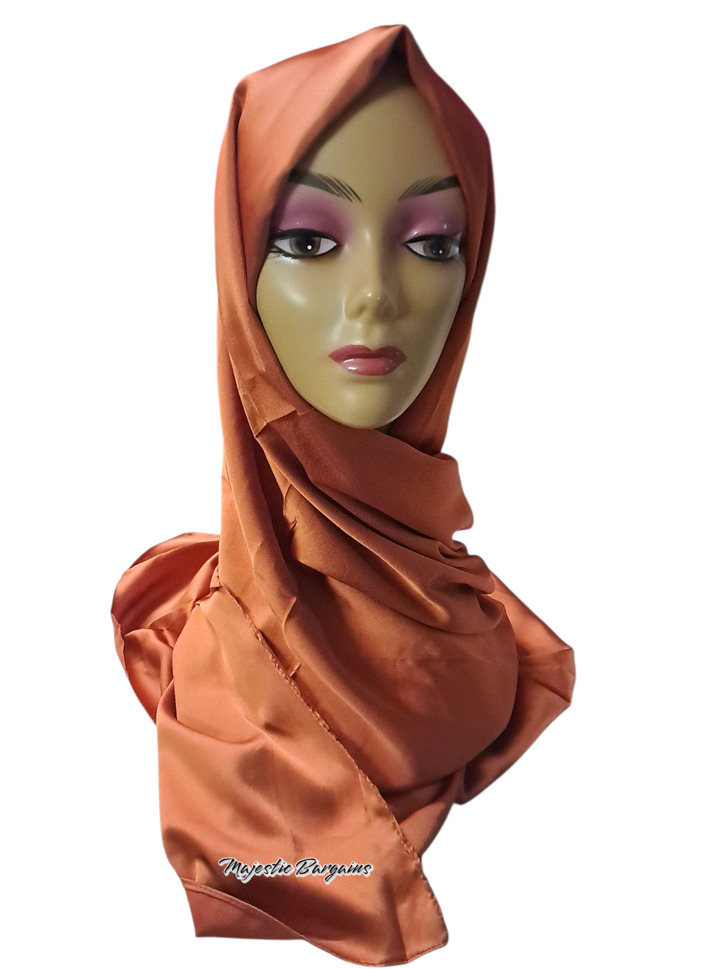 VISCOSE SATIN LONG SCARF