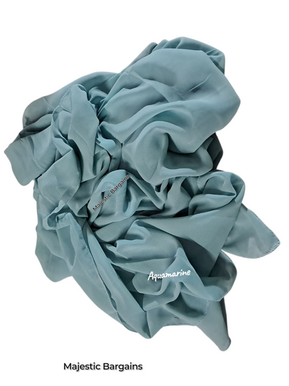 CHIFFON TIEBACK SCARF