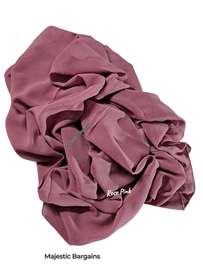 CHIFFON TIEBACK SCARF