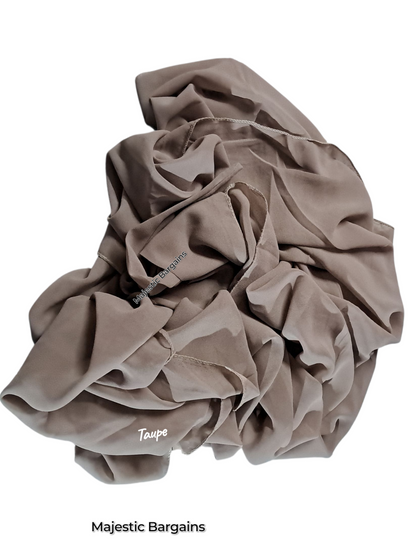 CHIFFON TIEBACK SCARF