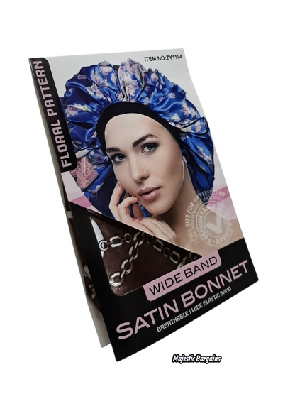 SATIN FLORAL BONNET