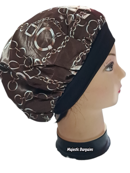 SATIN FLORAL BONNET