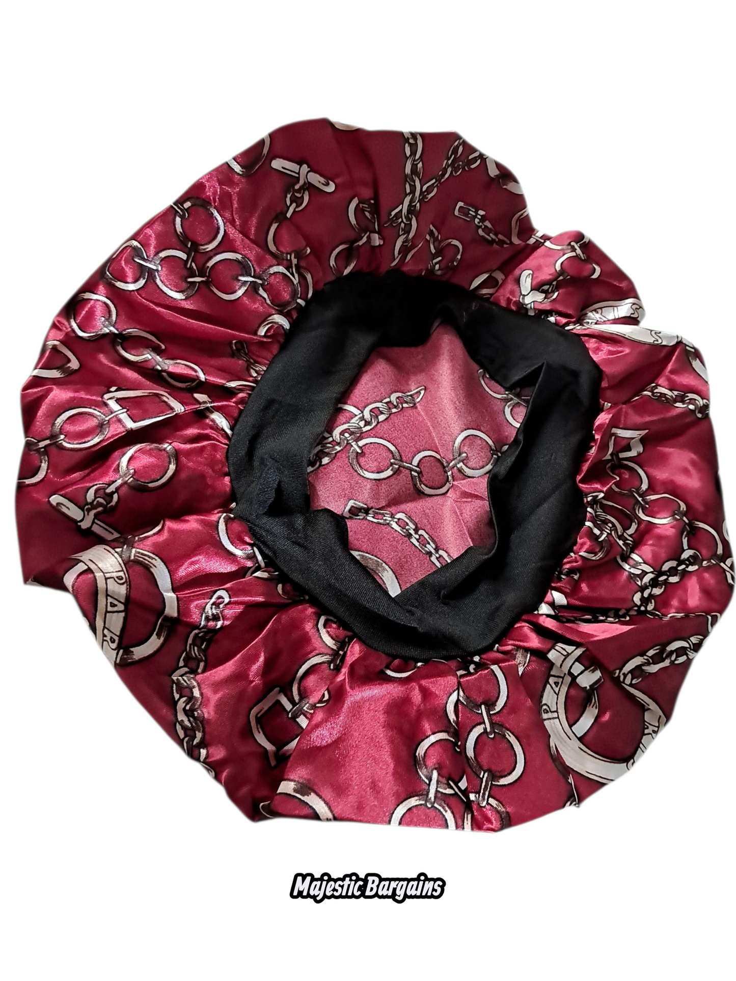 SATIN FLORAL BONNET