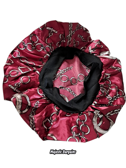 SATIN FLORAL BONNET