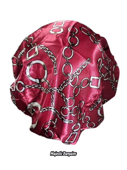 SATIN FLORAL BONNET