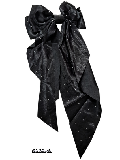 BOW RIBBON HAIR SLIDE