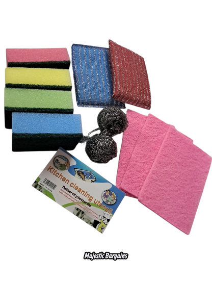 11pc KITCHEN CLEANING SET