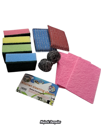 11pc KITCHEN CLEANING SET