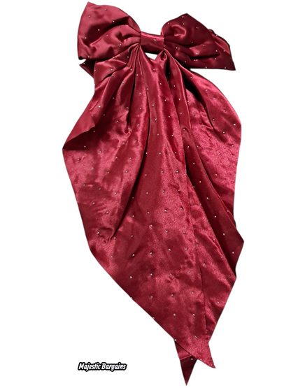 BOW RIBBON HAIR SLIDE
