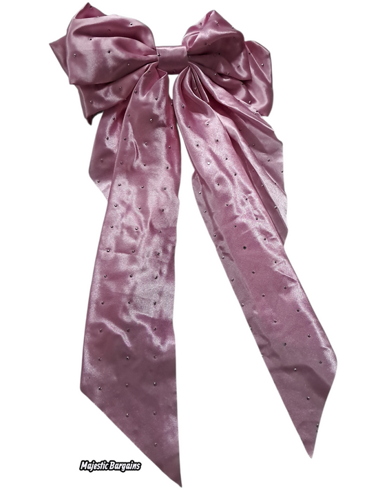 BOW RIBBON HAIR SLIDE