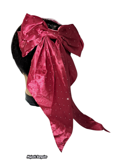 BOW RIBBON HAIR SLIDE