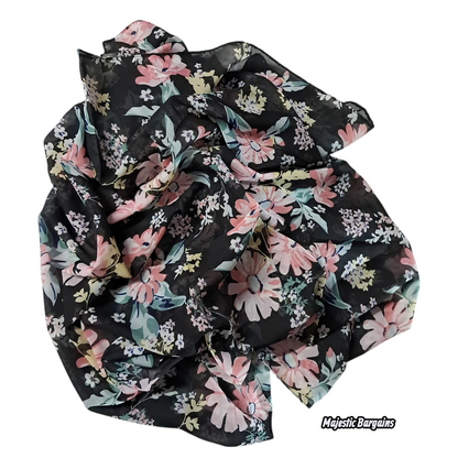PRINTED CHIFFON SCARF