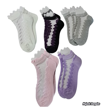 MESH-NET ANKLE SOCKS