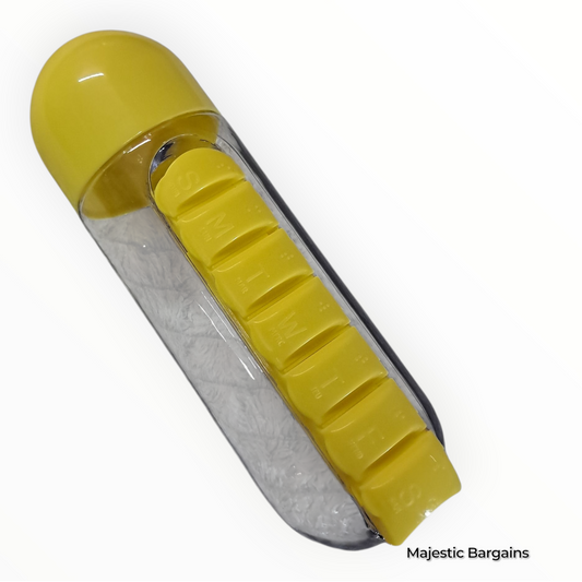 PILL ORGANIZER WATER BOTTLE 500ML