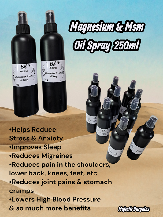 MAGNESIUM & MSM OIL SPRAY 250ML