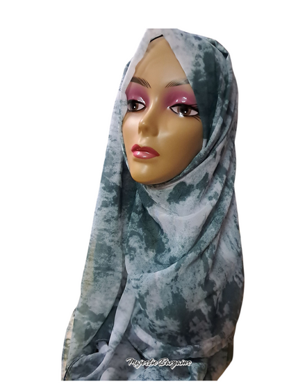 PRINTED CHIFFON SCARF