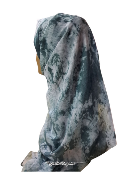 PRINTED CHIFFON SCARF