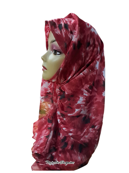 PRINTED CHIFFON SCARF