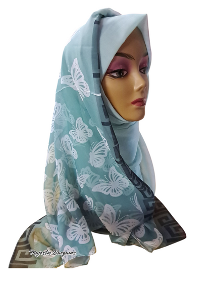 PRINTED CHIFFON SCARF