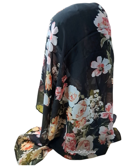 PRINTED CHIFFON SCARF