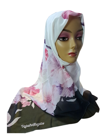 PRINTED CHIFFON SCARF