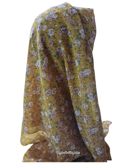 PRINTED CHIFFON SCARF
