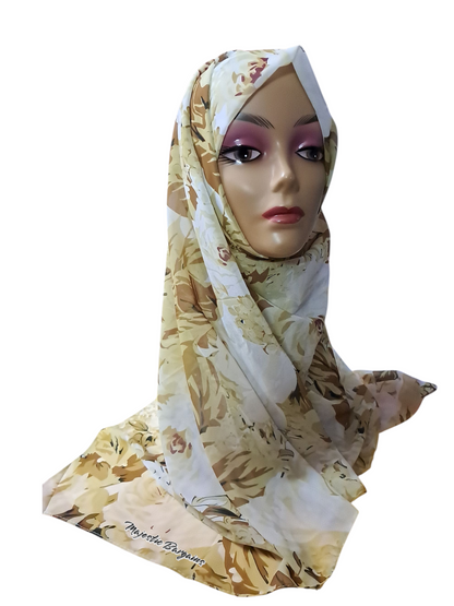PRINTED CHIFFON SCARF