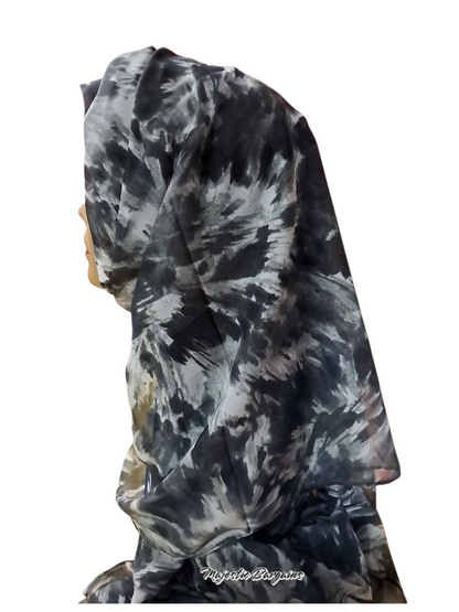 PRINTED CHIFFON SCARF