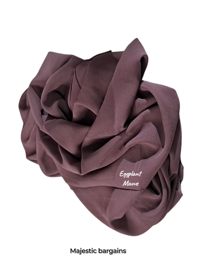 CHIFFON TIEBACK SCARF