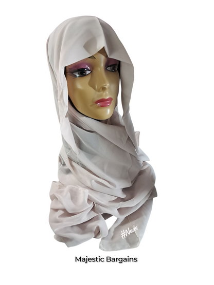 CHIFFON TIEBACK SCARF