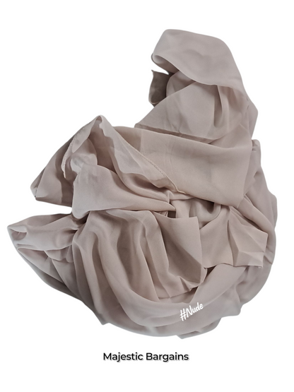 CHIFFON TIEBACK SCARF