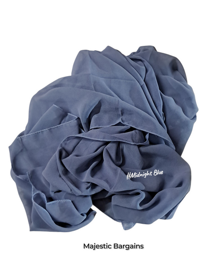 CHIFFON TIEBACK SCARF