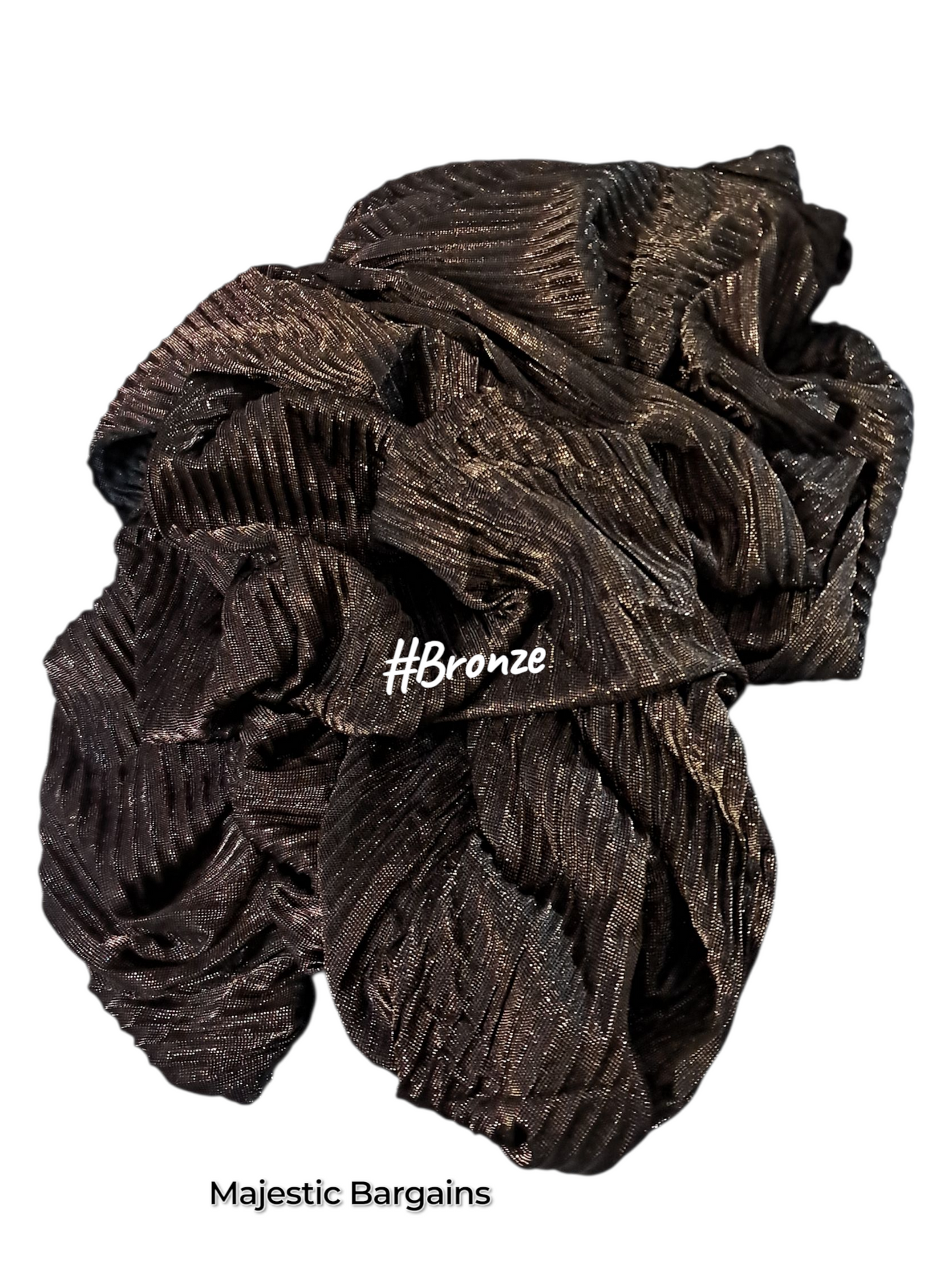 SHIMMER PLEATED SCARF