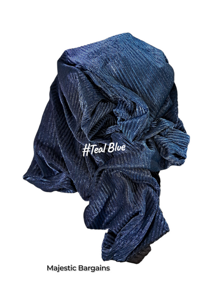 SHIMMER PLEATED SCARF