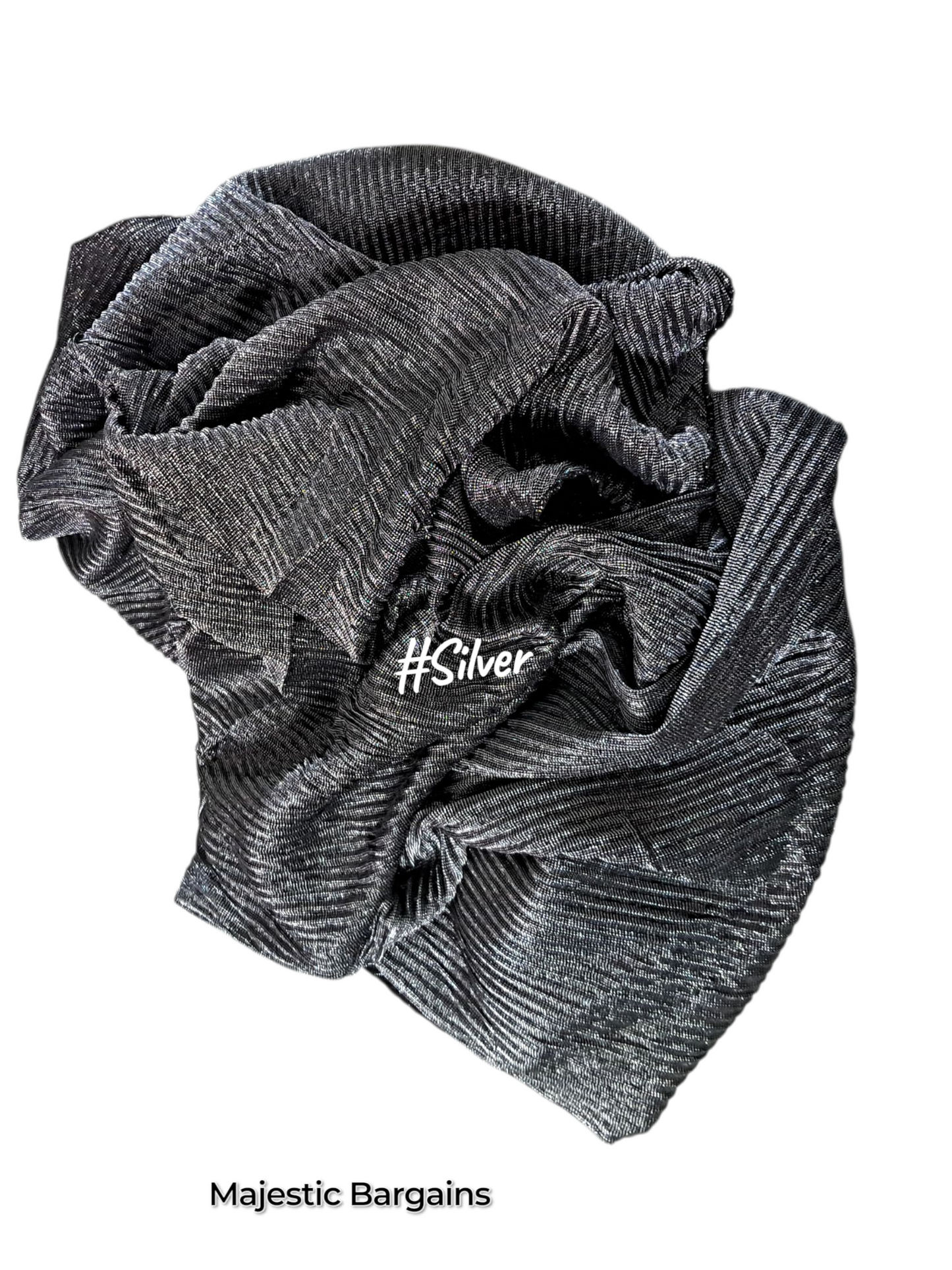 SHIMMER PLEATED SCARF