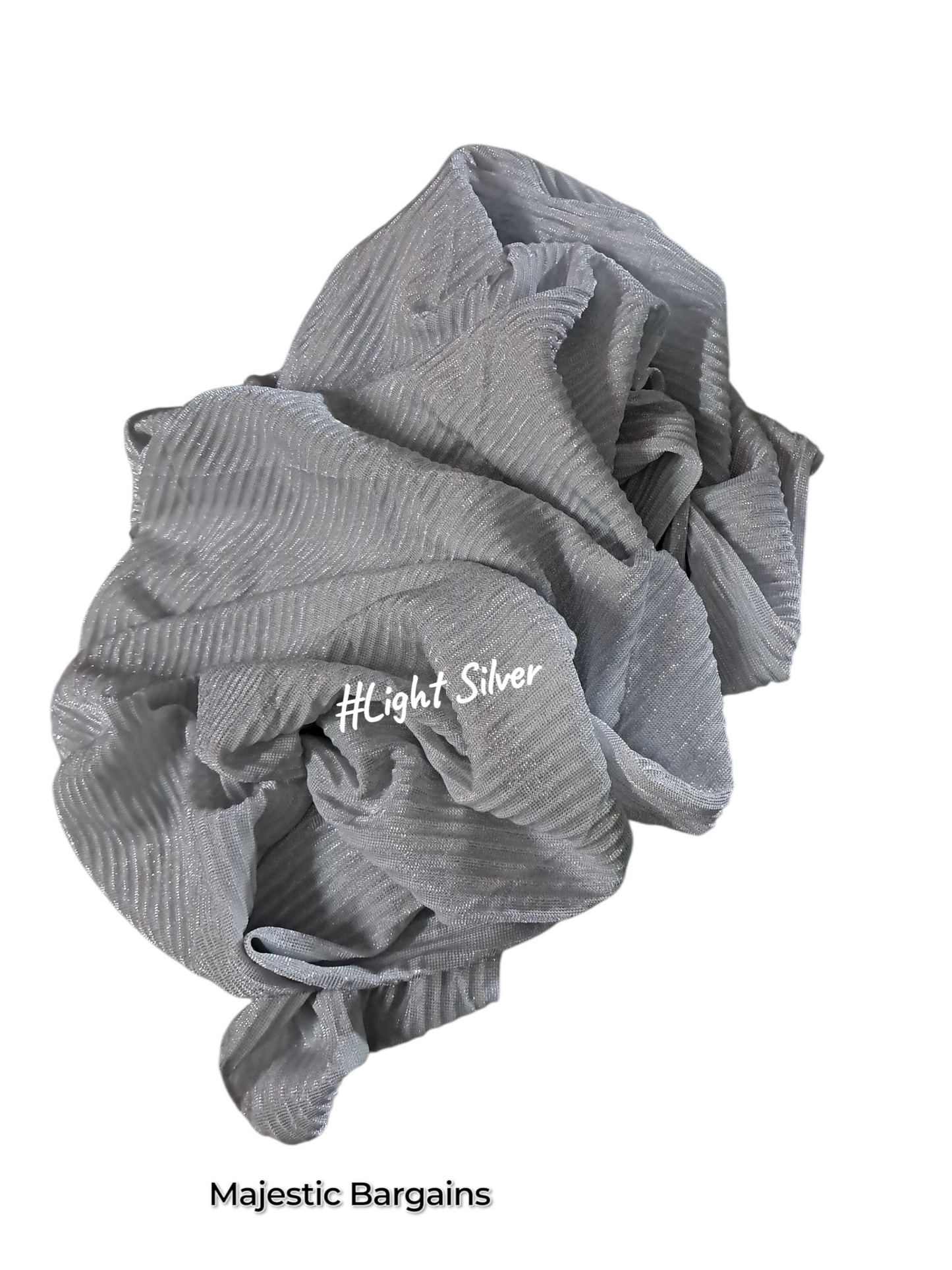 SHIMMER PLEATED SCARF