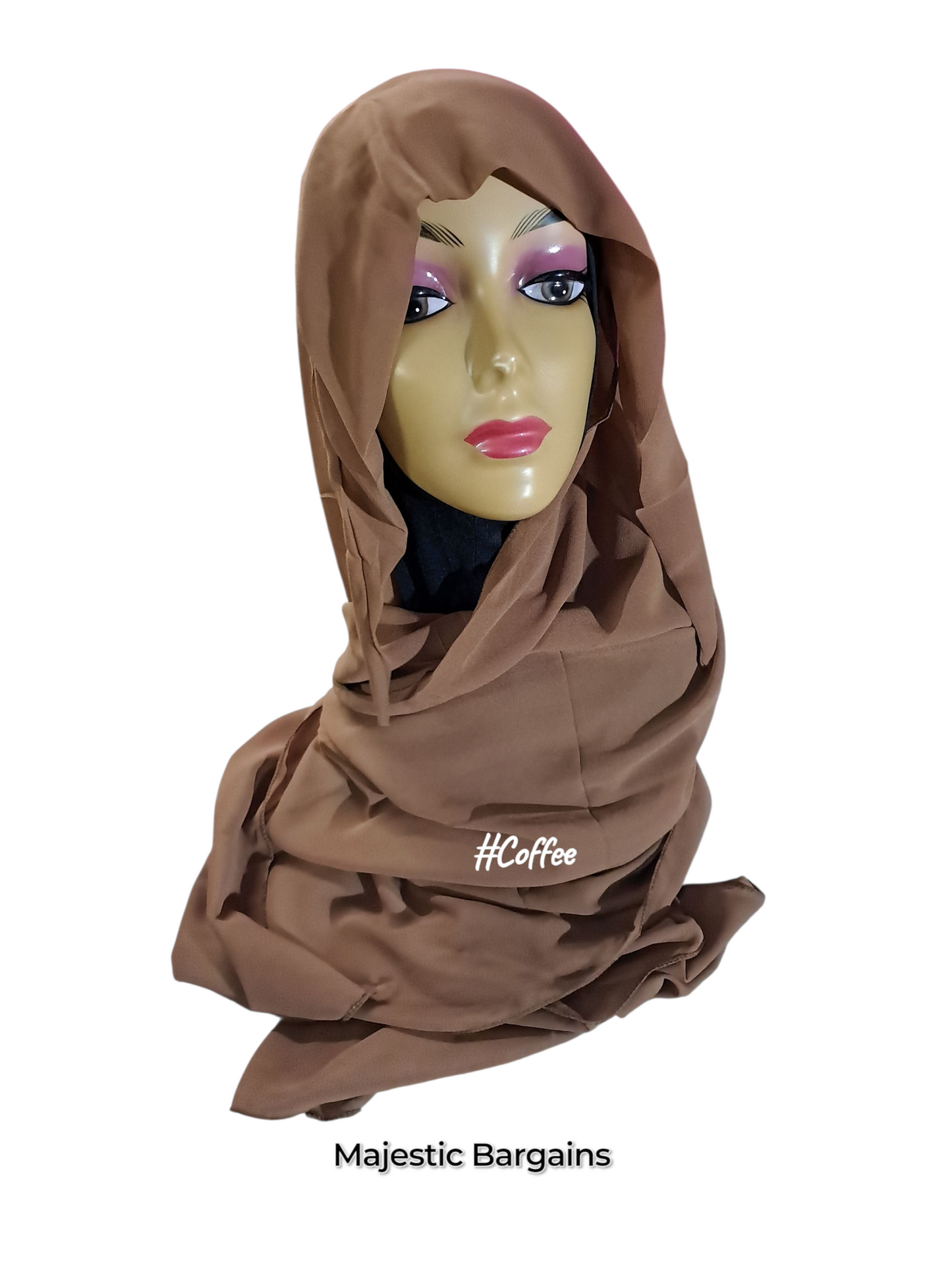 CHIFFON TIEBACK SCARF