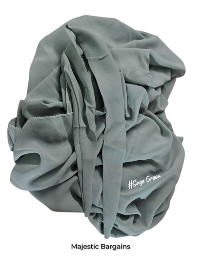 CHIFFON TIEBACK SCARF